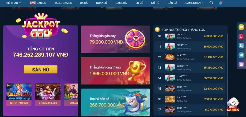 Lợi Ích Khi Chơi Nổ Hũ Tại King69